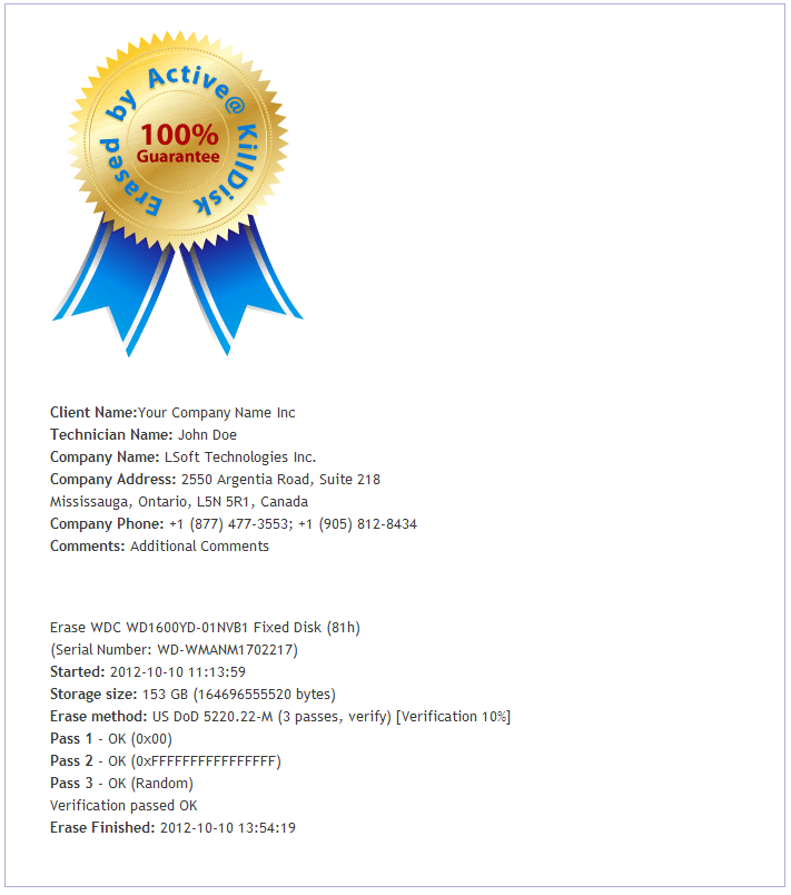 killdisk certificate